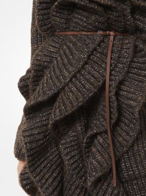 Ceinture &agrave; la taille fine et allong&eacute;e en cuir de veau