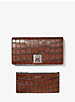 Bancroft Crocodile-Embossed Leather Continental Wallet image number 2