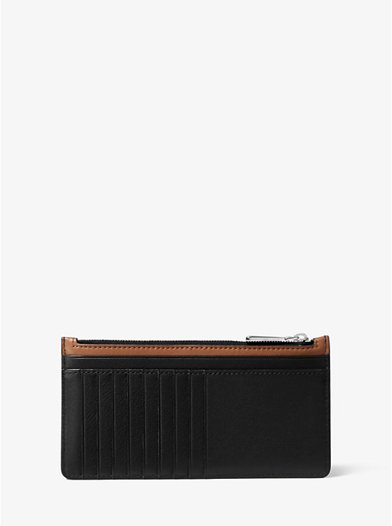 Large Two-Tone Leather Card Case image number 2