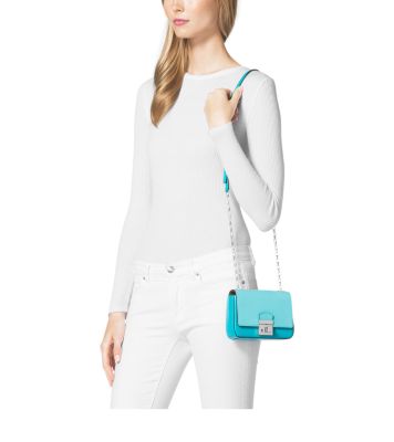 michael kors pale blue crossbody bags Gia Leather Large Totes