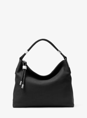 Skorpios Pebbled-Leather Shoulder Bag | Michael Kors