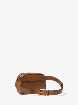 Gürteltasche Monogramme aus abgestepptem Leder in LUGGAGE | Michael Kors