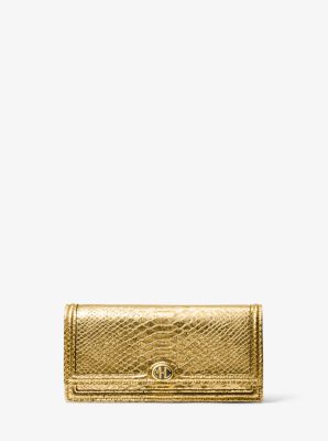 michael kors python gold
