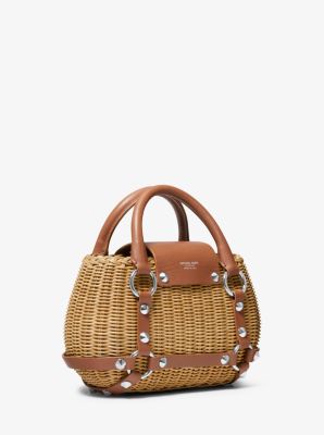 michael kors wicker bag