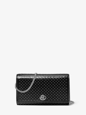 Monogramme Studded Leather Chain Wallet | Michael Kors