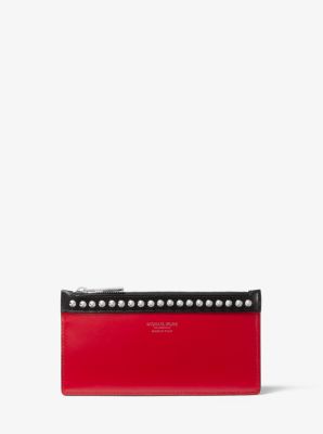 michael kors leather card case