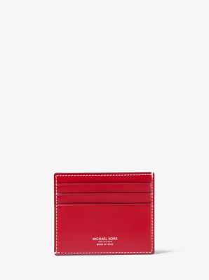 Small Calf Leather Card Case | Michael Kors