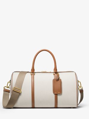 MKC x 007 Bond Cotton Canvas and Leather Weekender Bag | Michael Kors