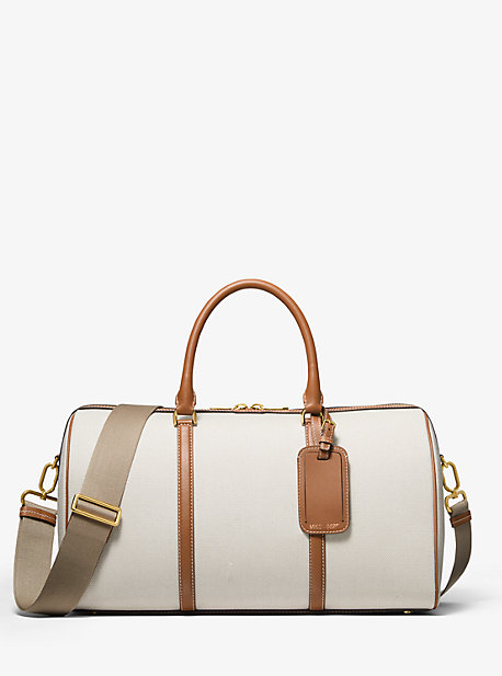 MKC x 007 Bond Cotton Canvas and Leather Weekender Bag | Michael Kors