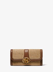Monogramme Small Woven Clutch  - LUGGAGE - 31S0GNOC5R