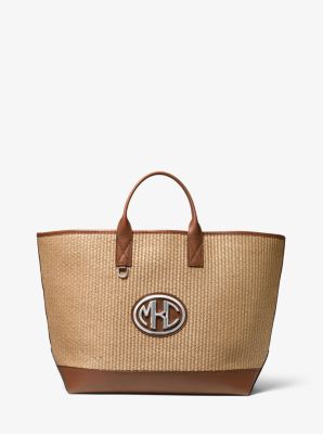 michael kors woven bag