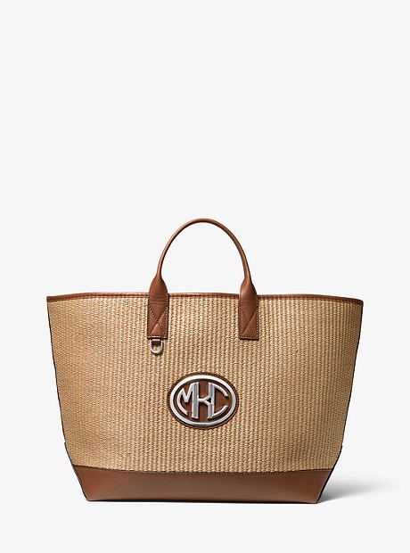Monogramme Woven Tote Bag  - LUGGAGE - 31S0GNOT9R