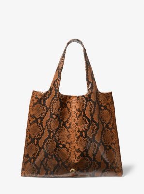 Monogramme Python Leather Bag | Michael Kors