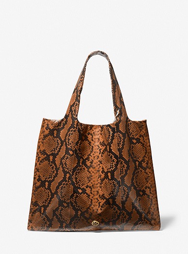 Monogramme Leather Tote Bag | Michael Kors