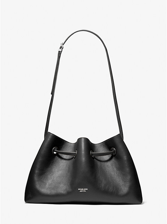 Monica Medium Leather Shoulder Bag image number 0