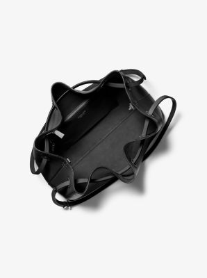 Sac &agrave; &eacute;paule Monica de taille moyenne en cuir