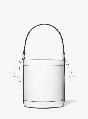 Sac seau Audrey en cuir de taille moyenne image number 0