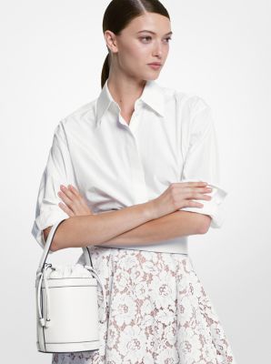 Audrey Medium Leather Bucket Bag image number 2