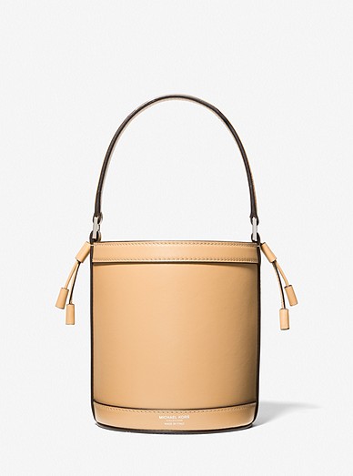 Audrey Medium Leather Bucket Bag | Michael Kors