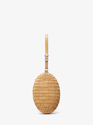 Gramercy Rattan and Leather Minaudie re image number 2