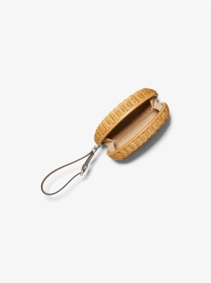 Gramercy Rattan and Leather Minaudie re image number 1