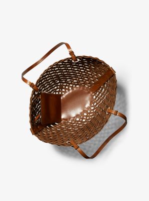 Isabella Medium Hand-Woven Leather Tote Bag