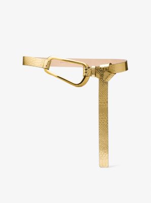 MEDORA BELT METALLIC GOLD