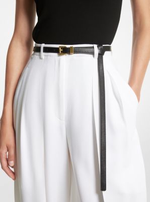 Louis Vuitton Tie The Knot Leather Waist Belt - Black Belts