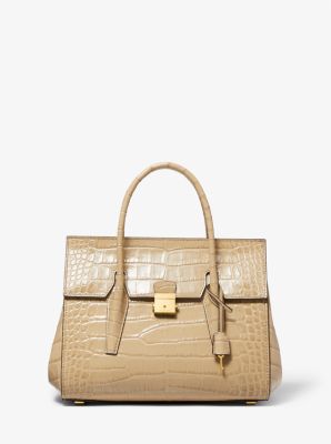 MICHAEL Michael Kors 'Hamilton Large' Croc Embossed Tote, MICHAEL Michael  Kors Handbags