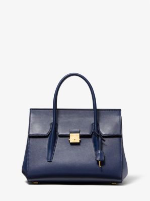 Veronica Medium Saffiano Leather Dome Satchel