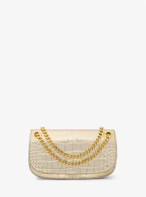 Chanel Crocodile Envelope Clutch Flap Bag