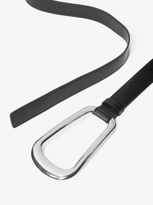 Cintur&oacute;n Angelina de piel in NEGRO | Michael Kors