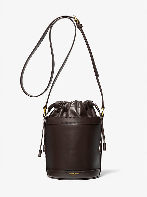Audrey Medium Leather Bucket Bag image number 0