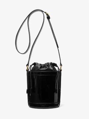 Audrey Medium Patent Leather Bucket Bag image number 0