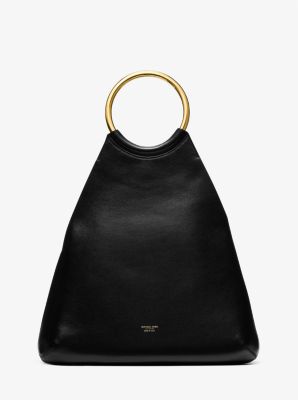 Ursula Large Leather Ring Tote Bag image number 0