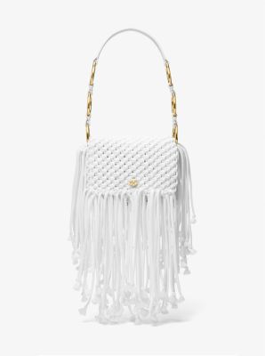 Marissa Medium Hand-Woven Macramé Shoulder Bag image number 0