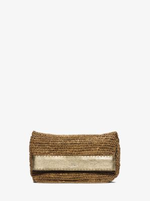 michael kors santorini raffia tote