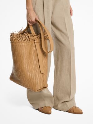 Kiera Hand-Woven Leather Hobo Bag image number 2