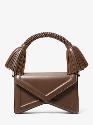 Manhatta Leather Tassel Shoulder Bag image number 0