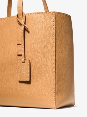 Sharon Hand-Stitched Pebbled Leather Tote Bag