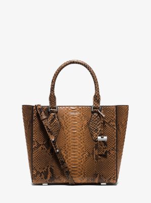 Michael kors 2024 python tote