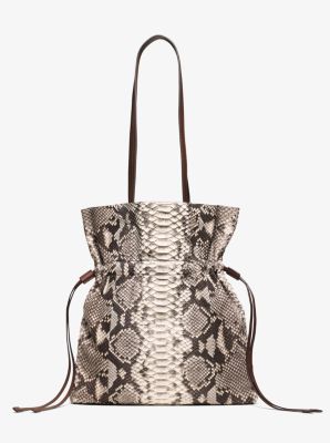 Michael kors python tote 2017 new arrivals