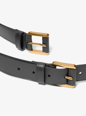 Cintur&oacute;n doble Allegra de piel