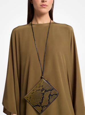 Aurelia Snake Embossed Leather Bag