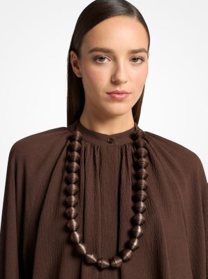 Leather Beads Necklace