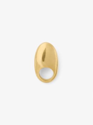 Michael Kors Collection 24k-Gold-Plated Brass Dome Ring