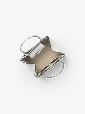 Bancroft Medium Woven Calf Leather Satchel