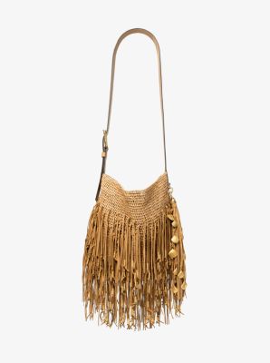 michael kors raffia tote