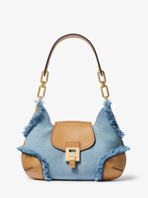 michael kors denim bag