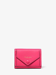 Calf Leather Small Pocket Wallet - WATERMELON - 31S9GRND1L